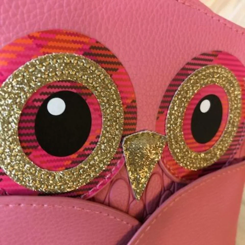 Bath & Body Works Pink Owl Cosmetic Bag